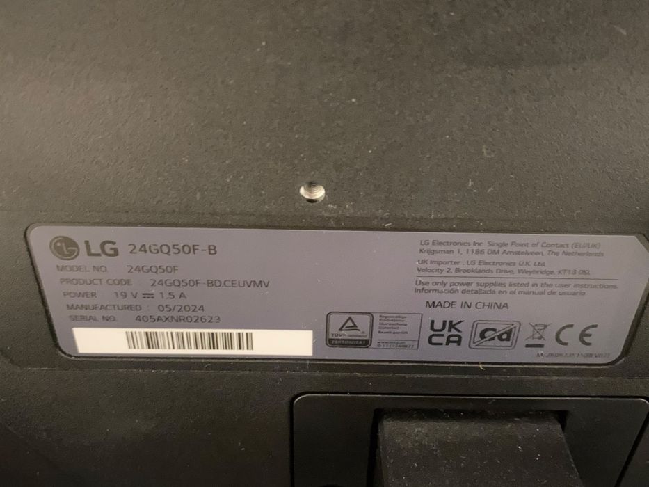 Monitor LG UltraGear 24GQ50F-B 24" 165Hz Gaming