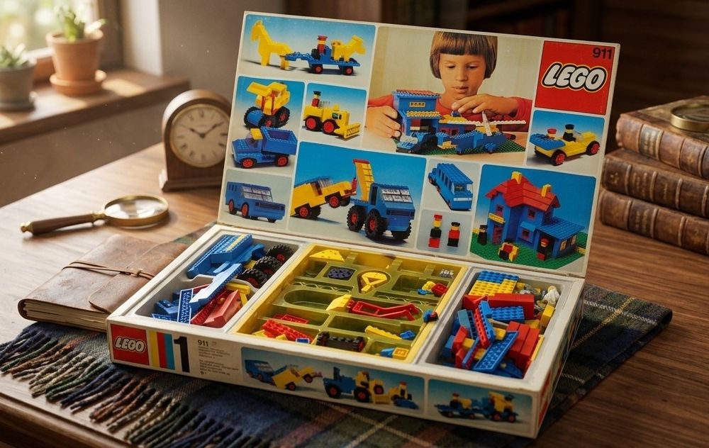 LEGO Vintage Set 911 - Universal Building Set (Ano 1976) com Caixa Original
