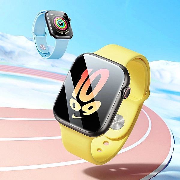 Zestaw 2x folia ochronna Baseus NanoCrystal do Apple Watch 7/8/9/45mm