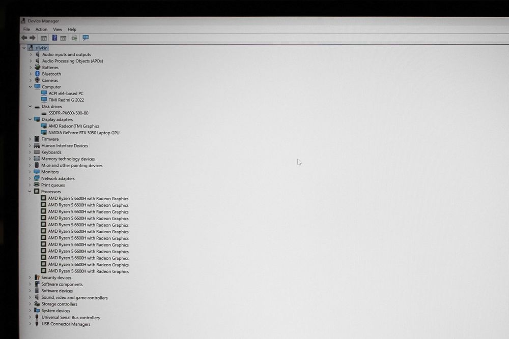 Ноутбук Xiaomi Redmi G 2022/2,5K RGB100%/R5 6600H/RTX 3050 4GB/40GB ОП