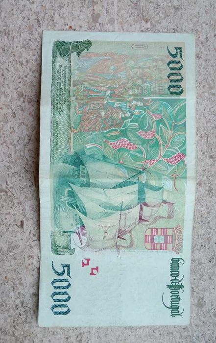 Nota 5000 escudos 1995