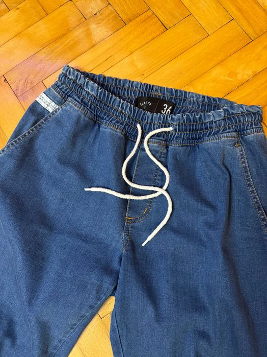 Nowe Spodnie Jogger Elade Jasny Jeans 36