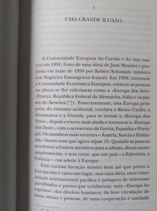 Uma Grande Ilusão? - Tony Judt (Ensaio sobre a Europa)