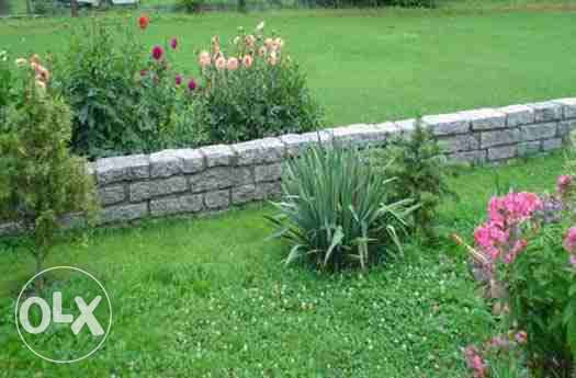 Kamień murowy z granitu KRAWĘŻNIK kostka granitowa 40x20x10