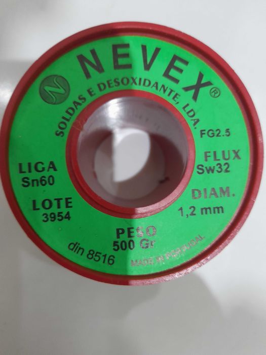 Eletródo Inox 316L 2, 2,5 e 3,2 mm/ Inconel /solda estanho