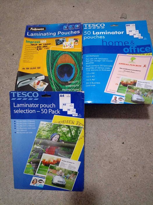Laminatot Tesco + folie do laminowania