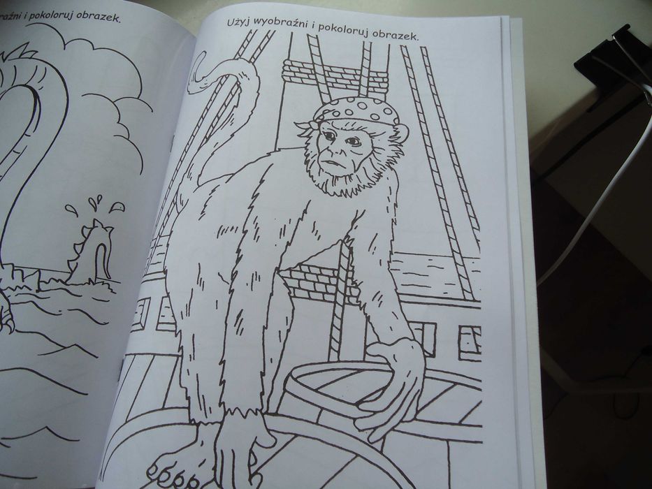 Malowanka kolorowanka Piraci nowa