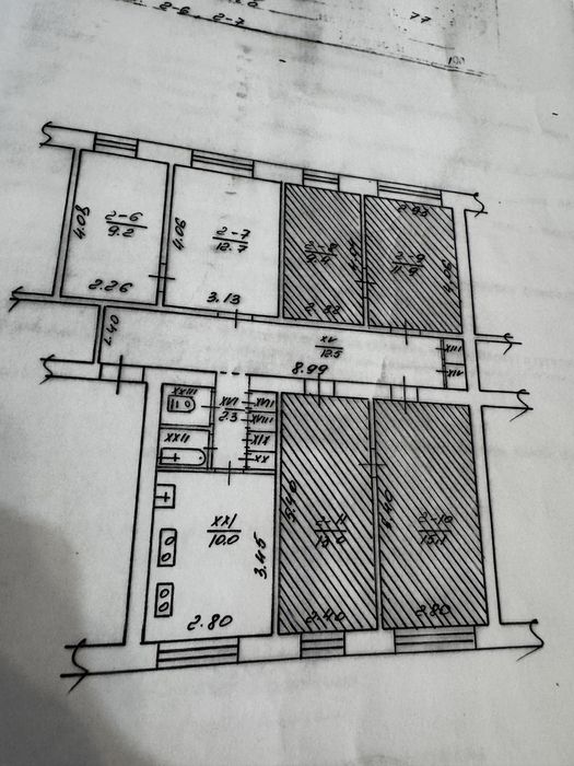 2 кімнати у гуртожитку