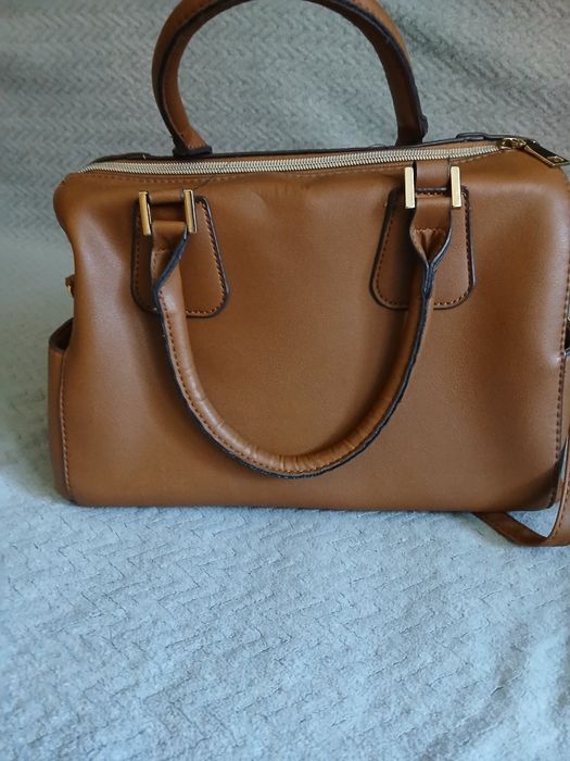 Torebka do ręki  brązowa