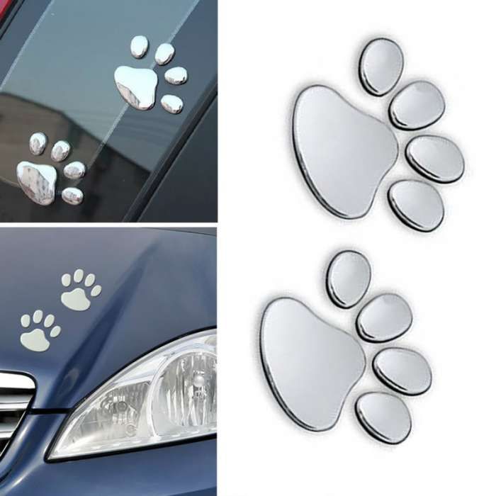 Patinhas autocolantes para o carro