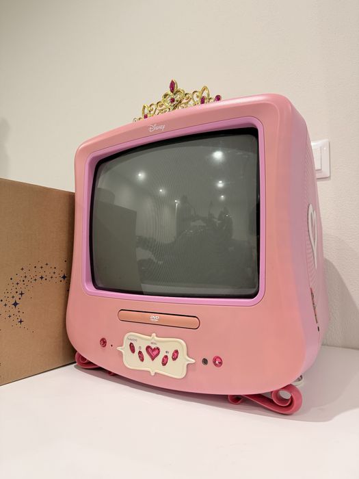 Tv CRT Disney Princesas com DVD