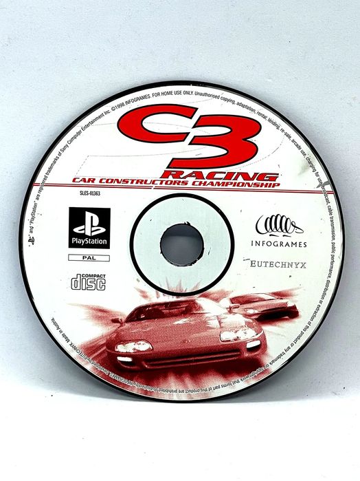 Car Construction Championship PS1 PSX (sama gra) Po Angielsku