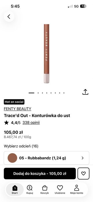 Konturówka do ust FENTY BEAUTY