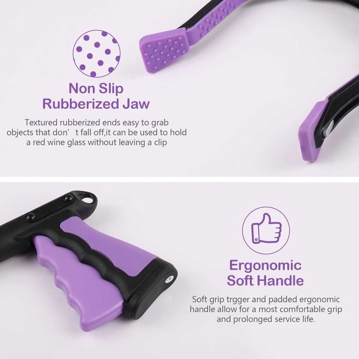 Extensão de braço Pinça extensível para objectos /cores: PRETO OU ROXO