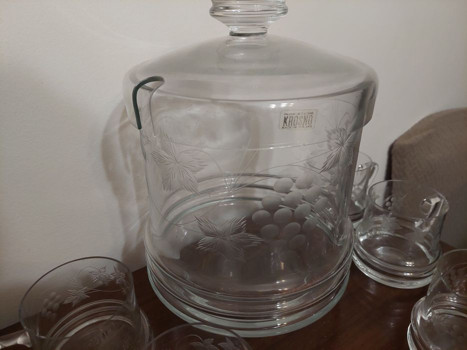 Conjunto pote com 6 canecas