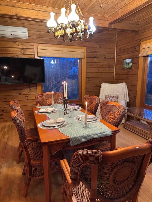 Дом зі спа-чаном Vysokyi Magic house |Харків |Тераса| Спальня| Кухня