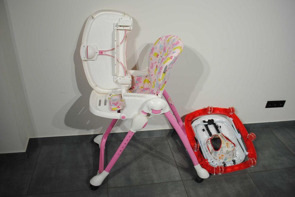 Стільчик для годування Geoby Nectar WPDP та ходунки Joy TK-3601.