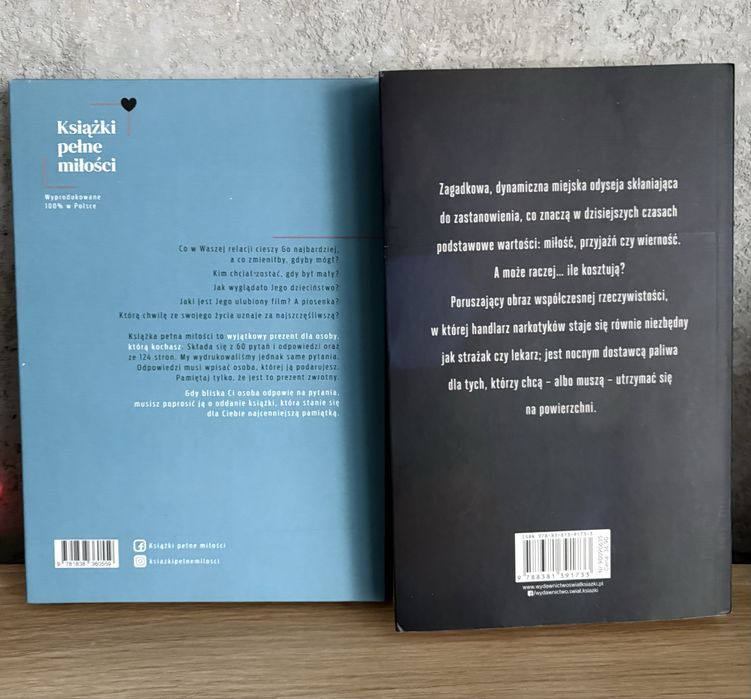 Zestaw dwóch ksiazek