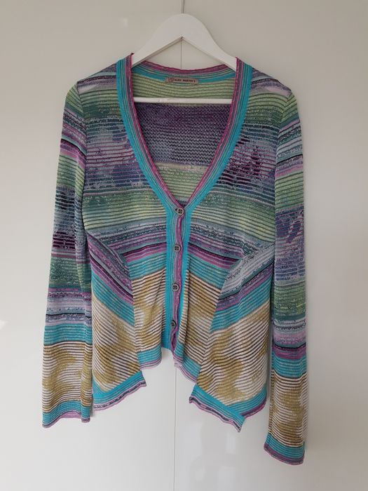 Komplet rozpinany sweterek i bluzka marki ALDO MARTIN'S rozm. 36/38