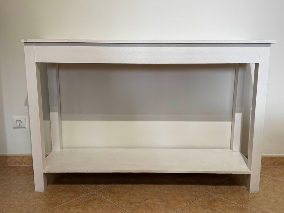 Aparador madeira pintada branco