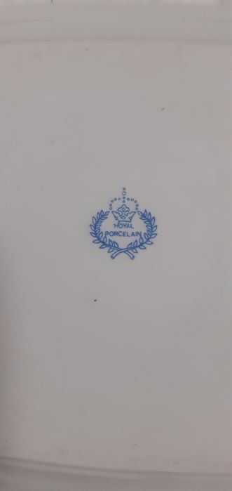 Tabuleiro de chá porcelana Royal com selo