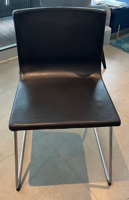 CADEIRAS Couro de jantar IKEA