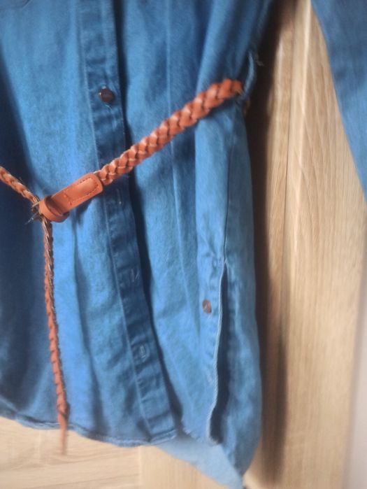 Jeansowa tunika dla dziewczynki r. 140