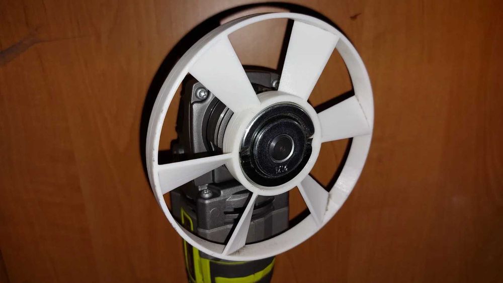 Вентилятор-насадка на УШМ (болгарка) для продувки и розжига мангала