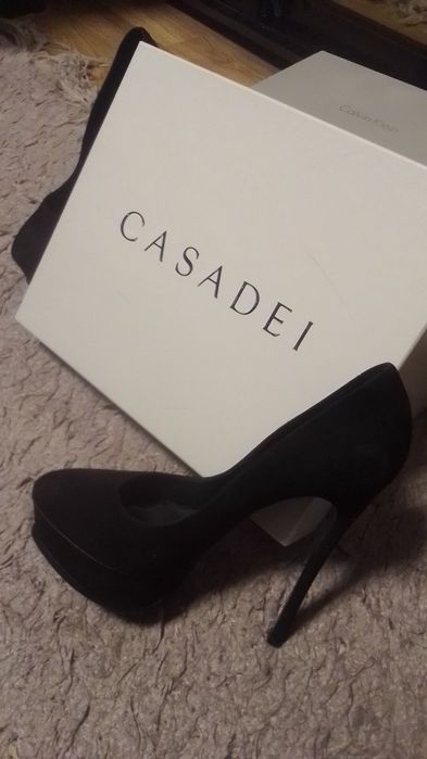 Туфли чёрные Casadei