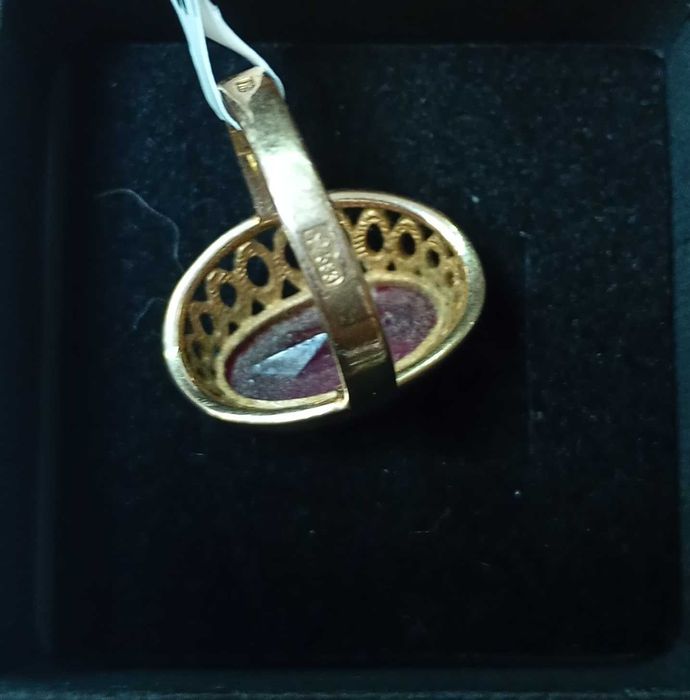 Złoty pierścionek 583 waga 4,88g rozmiar 15 -Komis MADEJ Dębica