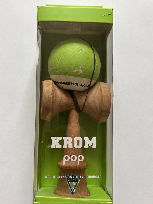 Kendama krom pop zielona