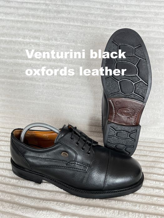 Venturini męskie skórzane półbuty trzewiki 42