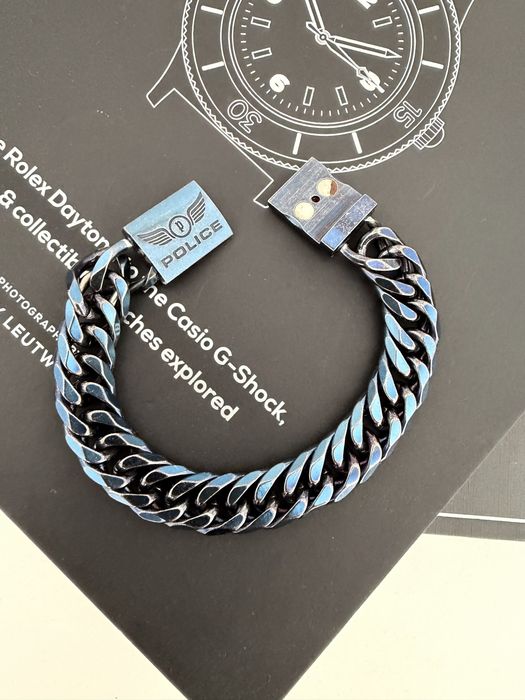 Pulseiras Police em Aço
