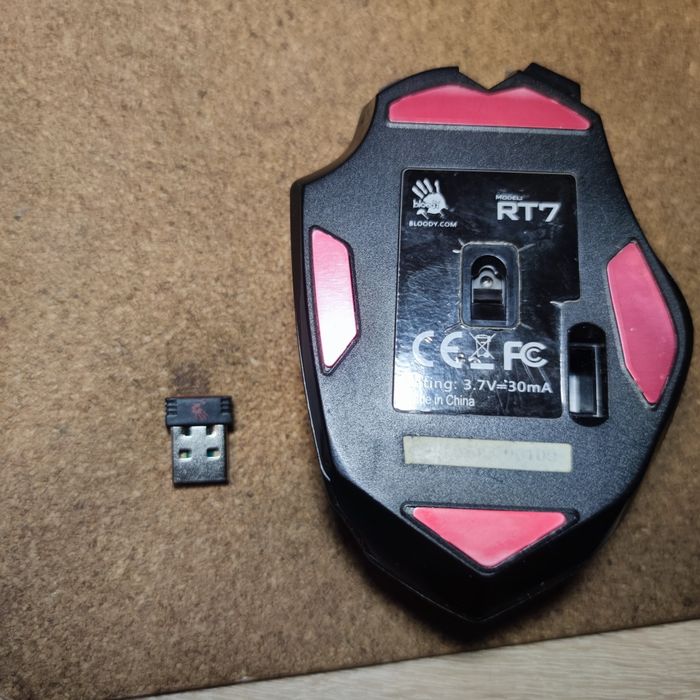 Bloody RT7 4000dpi игровая мышка A4 радио мышь с аккумулятором