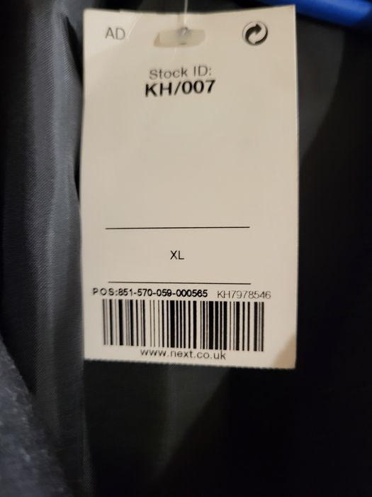 PŁASZCZ XL Next Męski Wełnianany czarny. Nowy piękny!