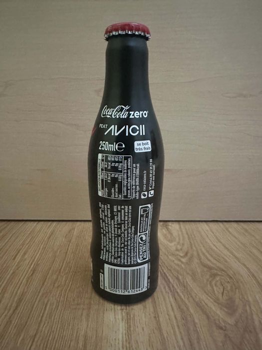 Limitowana Coca-Cola Zero feat. AVICII 250 ml Przedmiot Kolekcjonerski