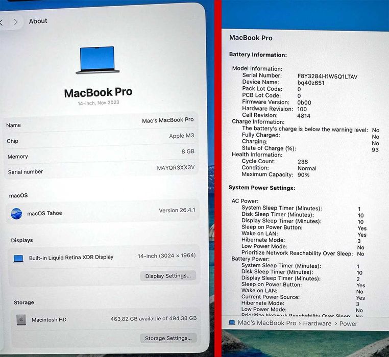 MacBook Pro 14 M3 2023 - Cinzento sideral