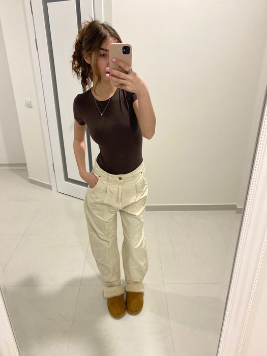 Джинси молочні zara