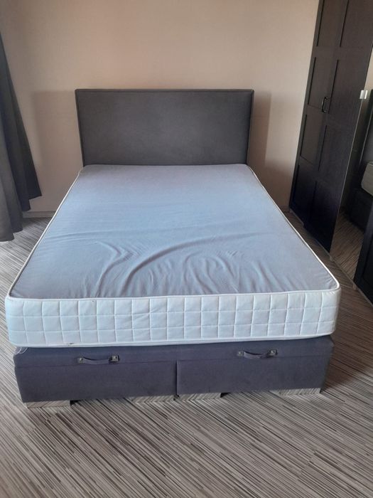 Rama łóżka + materac Ikea