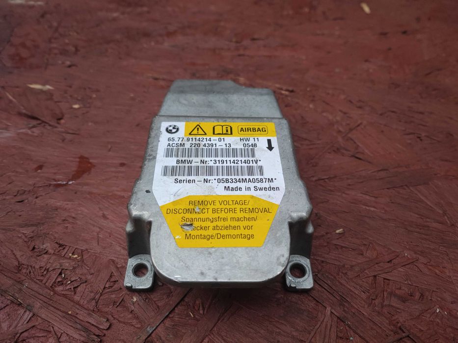 BMW E60 / E61 ORYGINALNY Sterownik poduszek pow. Airbag Europa