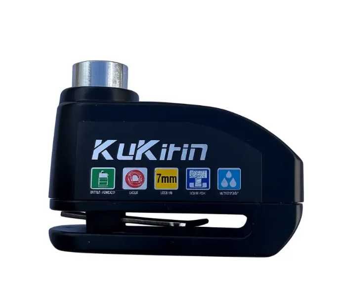 cadeado de disco alarme sonoro 110db kukirin 2 chaves trotinete / bicicleta / mota novo
