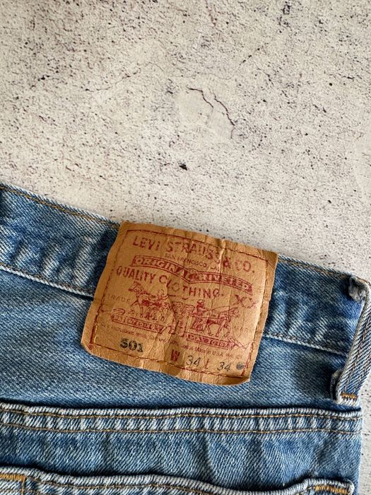 Винтажные Джинсы Levis 501 оригинал Размер 34/34