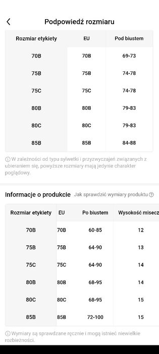 Biustonosz r.85B