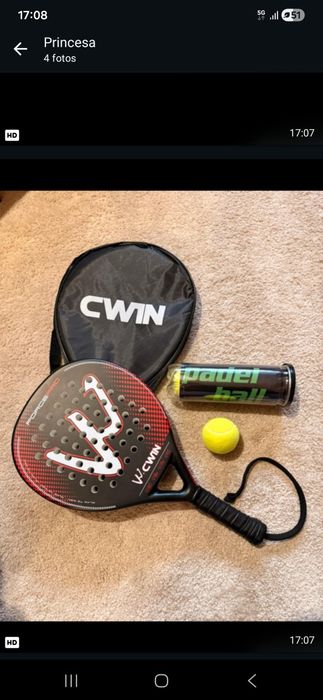 Kit padel como novo