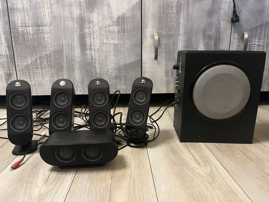 Głośniki 5.1 Logitech X-530 | 70W RMS | Kultowy zestaw do PC / Gier