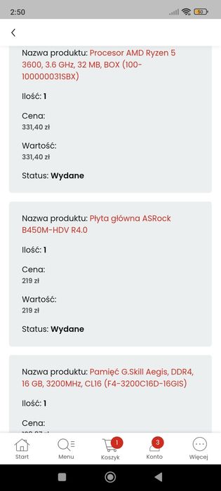 Komputer do gier, cały zestaw.