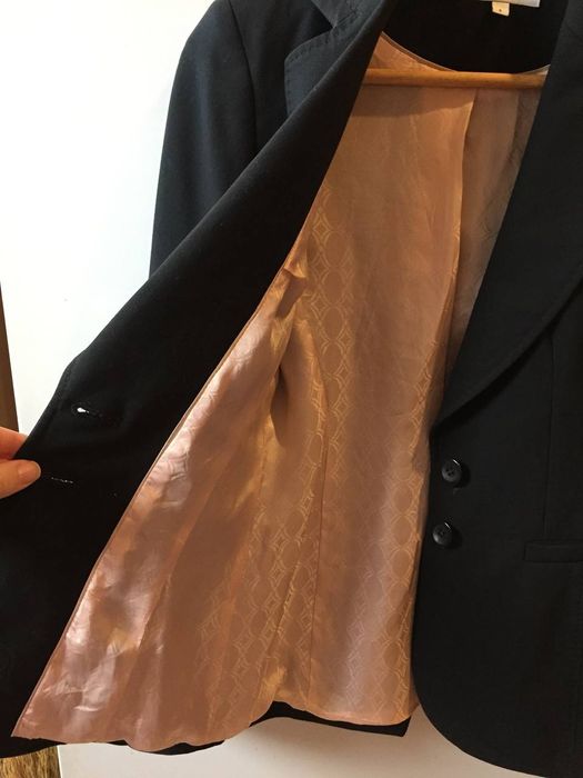 Жакет піджак чорний жіночий якісний