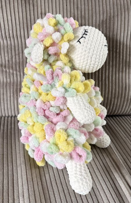 Ręcznie robiona owieczka – maskotka handmade