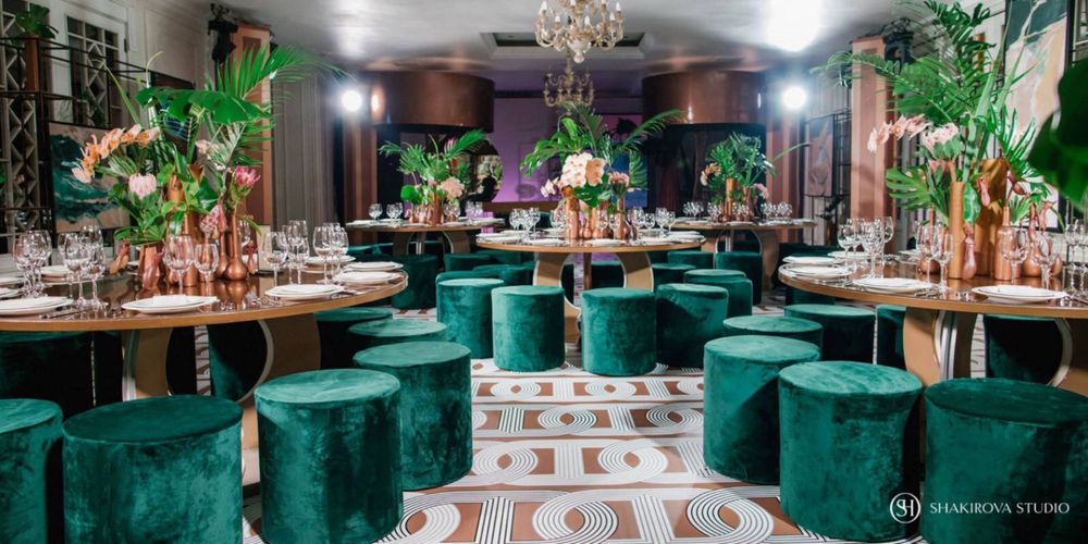 Прокат велюровых пуфиков