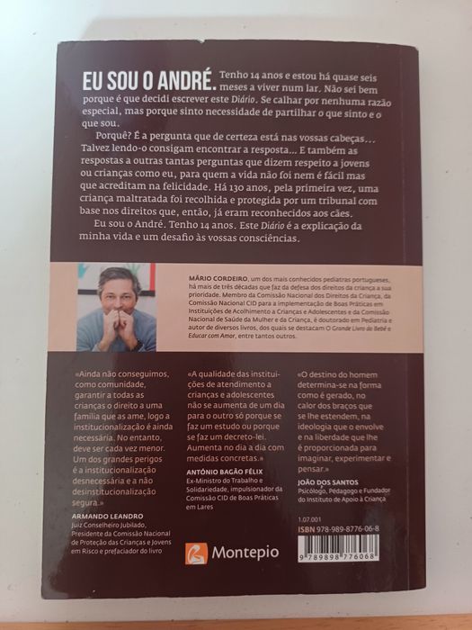 Livro O Diário do André